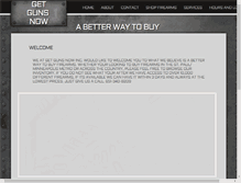 Tablet Screenshot of getgunsnow.com